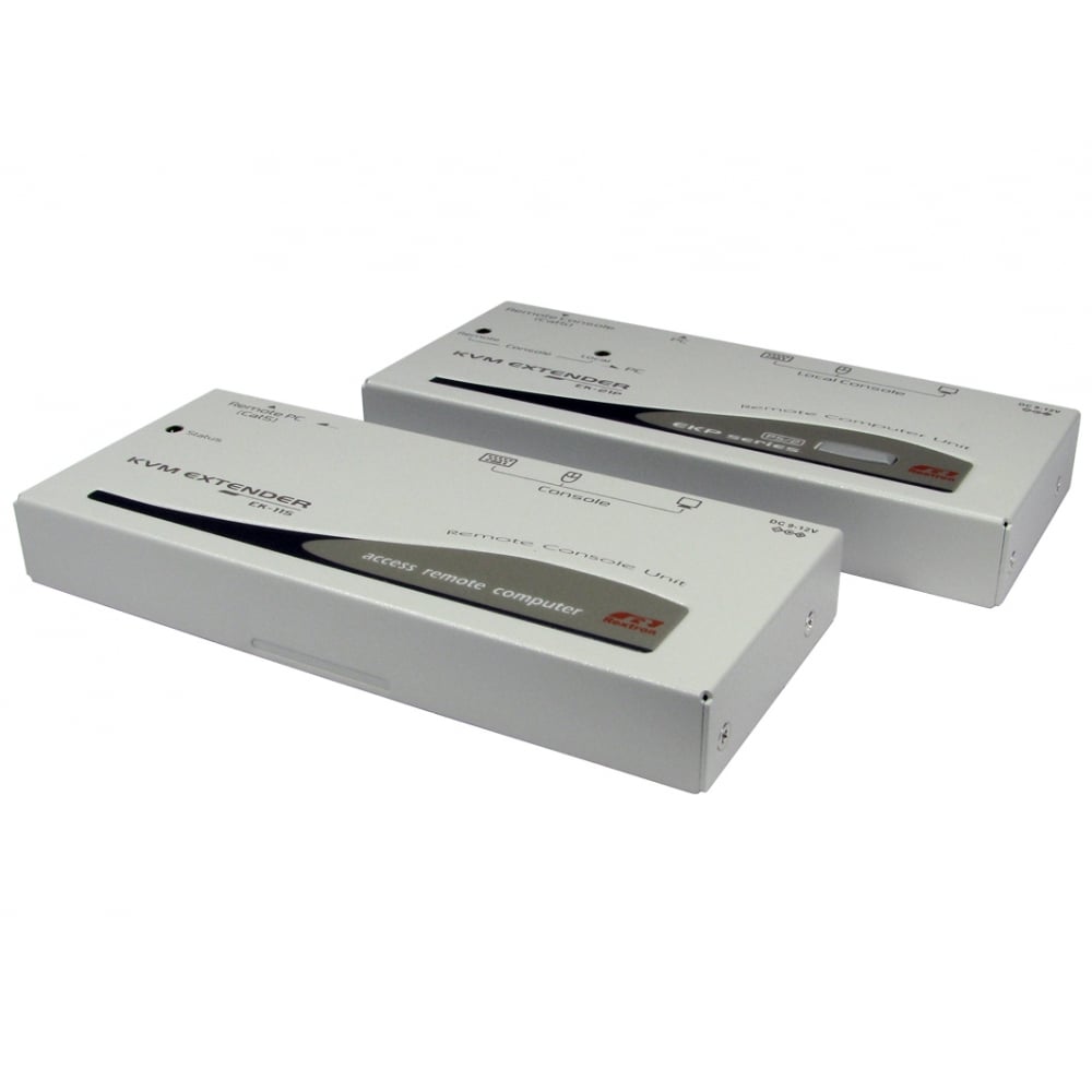 Rextron 1 PS2 Extender XGA, SVGA, VGA over CAT5 RJ45 Patch lead KVM Extender 150 m