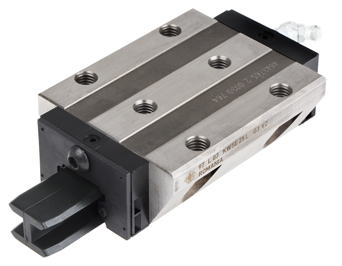 kwse25-l-v2-g3 INA Linear Guide Carriage KWSE25-L-V2-G3 KWSE25 Series, 28000 N Dynamic Load
