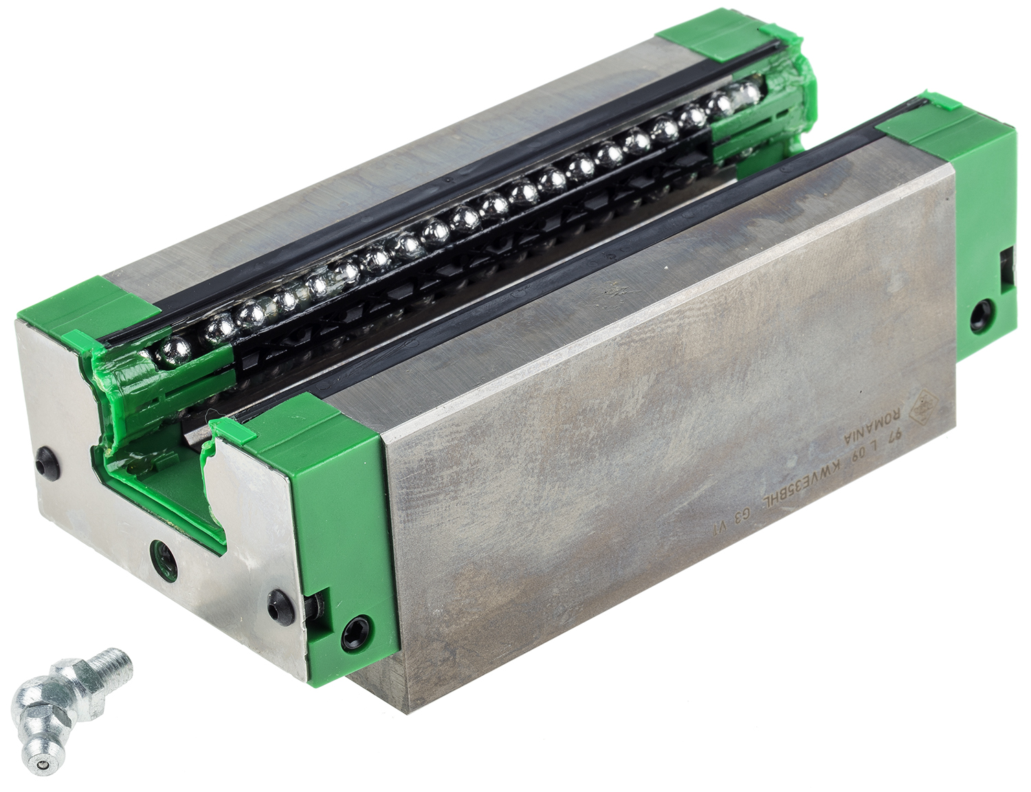 INA Linear Guide Carriage KWVE35-B-HL-V1-G3 KWVE35 Series, 38000 N Dynamic Load