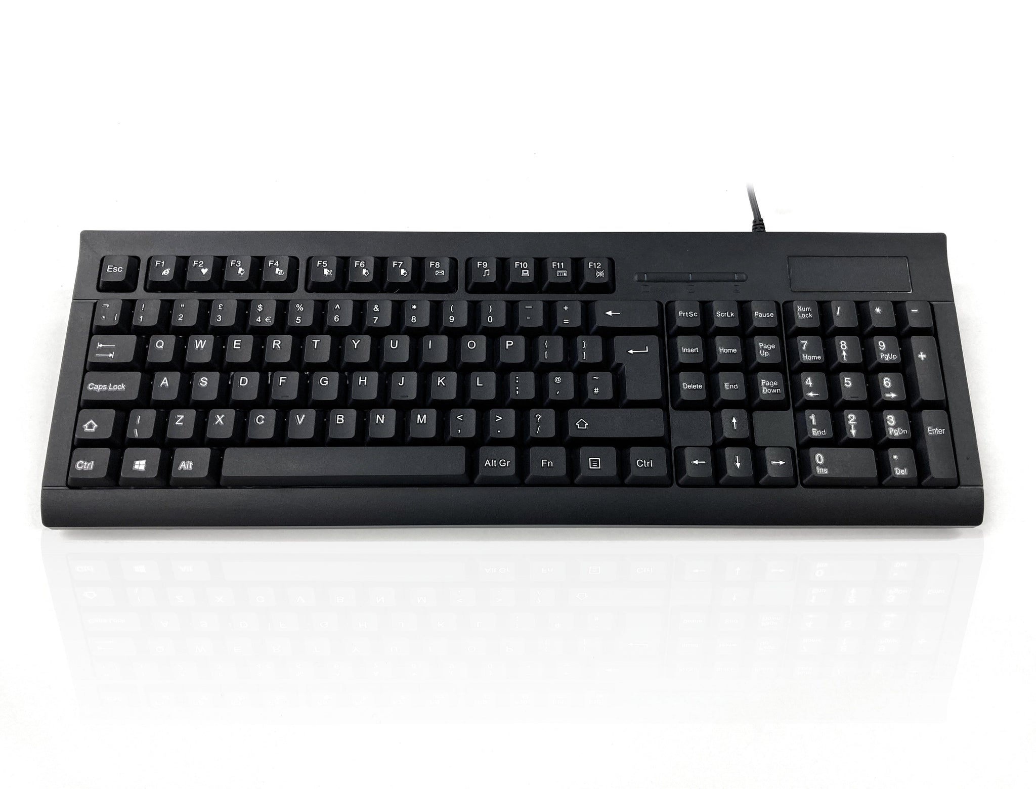 Ceratech KYB-AQUA-SC-UBK Wired USB Standard Keyboard, QWERTY (UK), Black