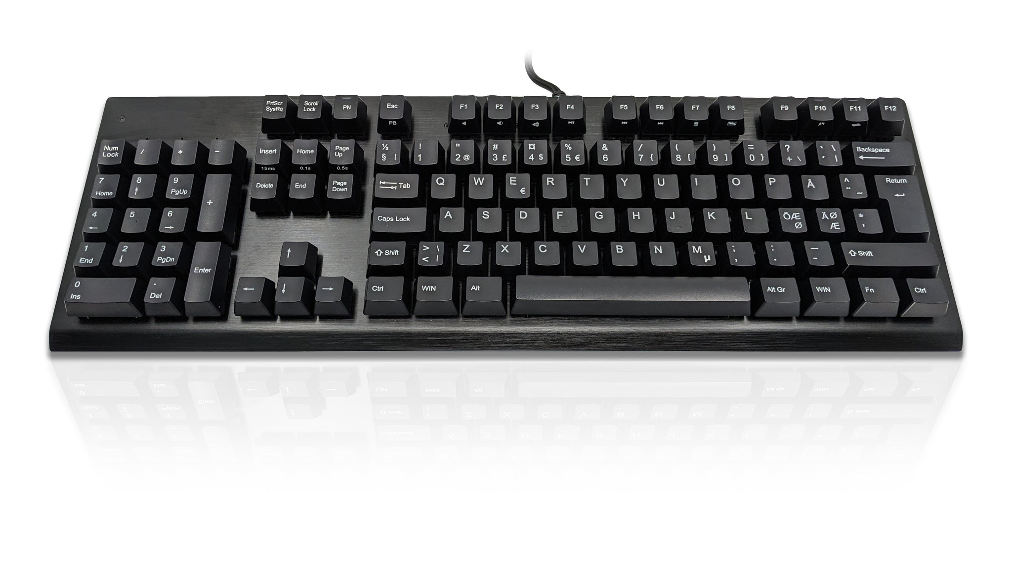 Ceratech KYB-LEFTUSB-BKND Wired USB Standard Keyboard, QWERTY, Black