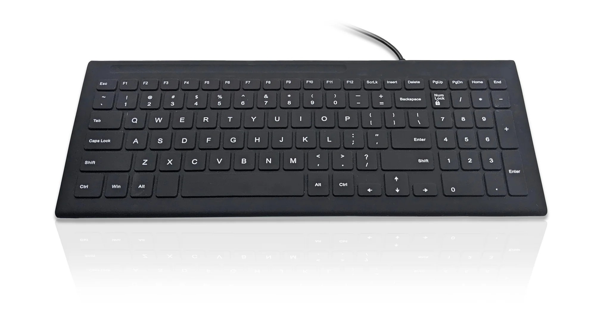 Ceratech KYB-MED-103-BKUS Wired USB Standard Keyboard, QWERTY (US), Black