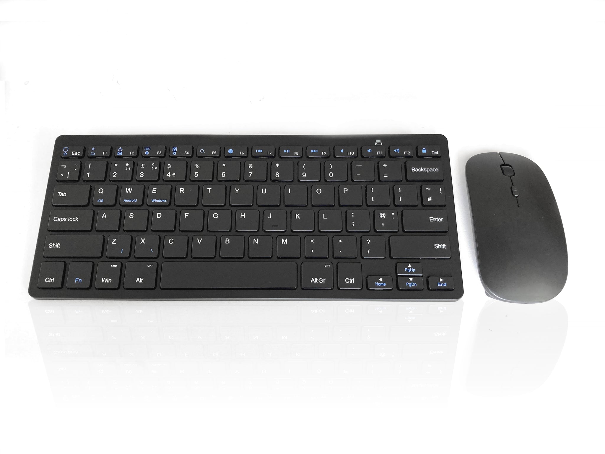 Ceratech KYB400-695SETBTB 3 Button Wireless Standard Optical Mouse Black
