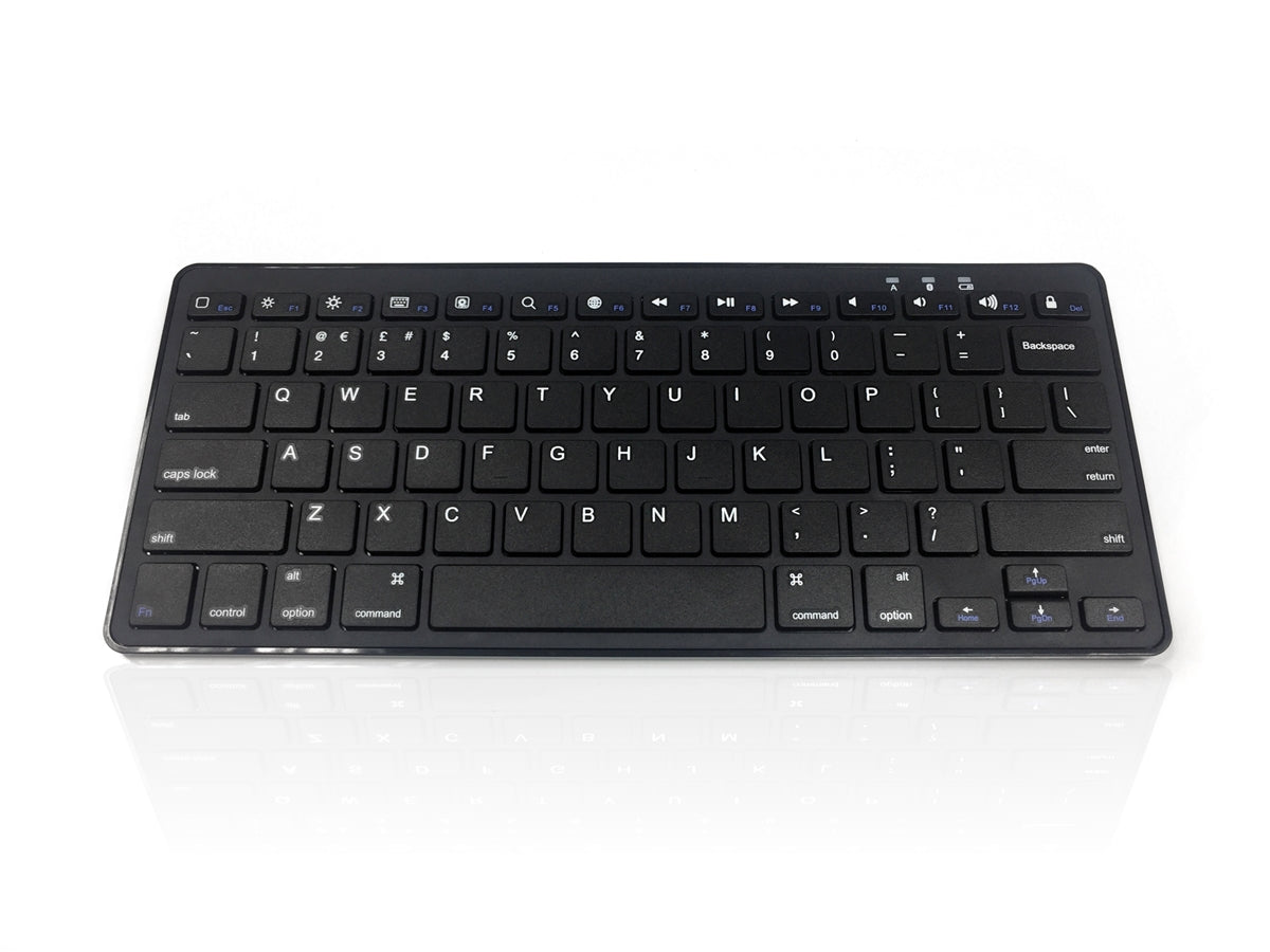 Ceratech KYB400-M200-BTAU Wireless Bluetooth Standard Keyboard, QWERTY (UK), Black