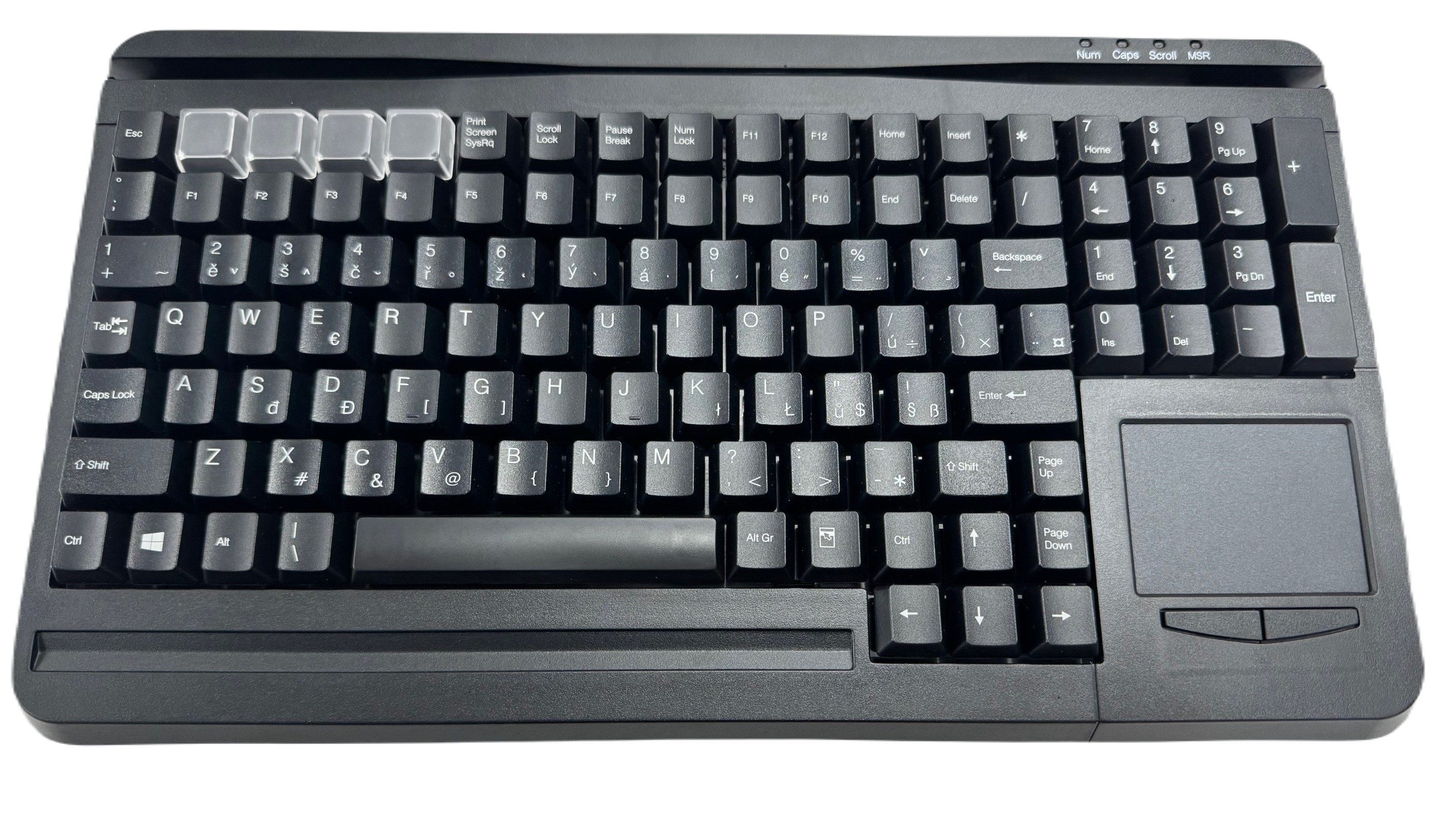 Ceratech KYB500-S109P-CZ Wired PS2 Standard Keyboard, QWERTY (EU), Black