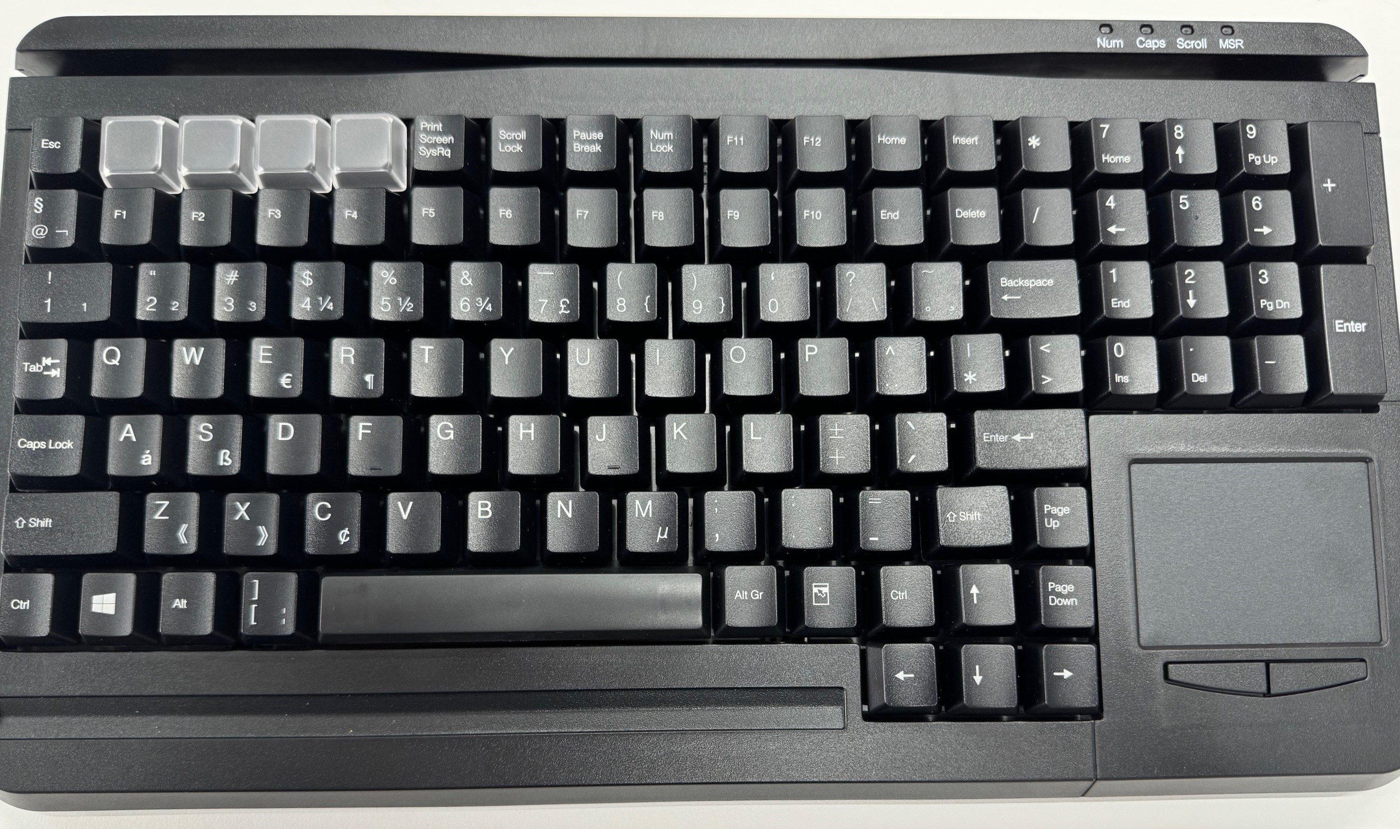 Ceratech KYB500-S109P-HO Wired PS2 Standard Keyboard, QWERTY (EU), Black