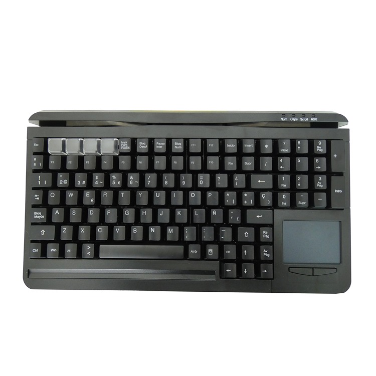 Ceratech KYB500-S109P-SP Wired PS2 Standard Keyboard, QWERTY (Spain), Black