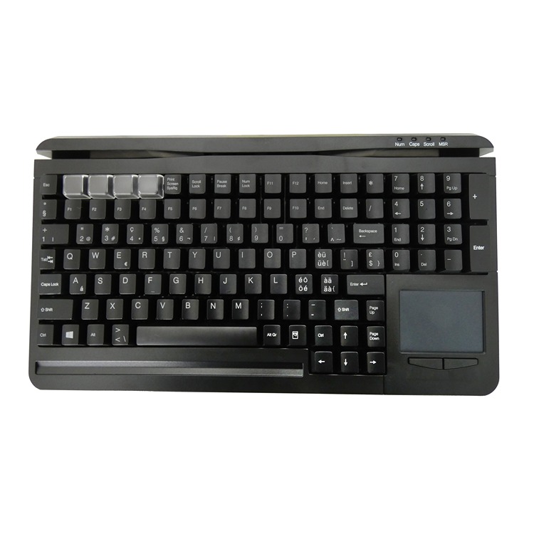 Ceratech KYB500-S109P-SW Wired PS2 Standard Keyboard, QWERTY (EU), Black