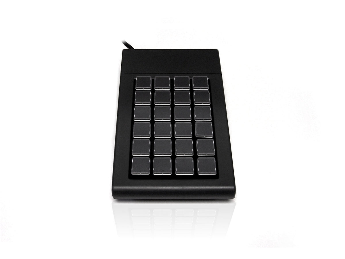 Ceratech ACCURATE S24A Wired USB Compact Keyboard, QWERTY (UK), Black