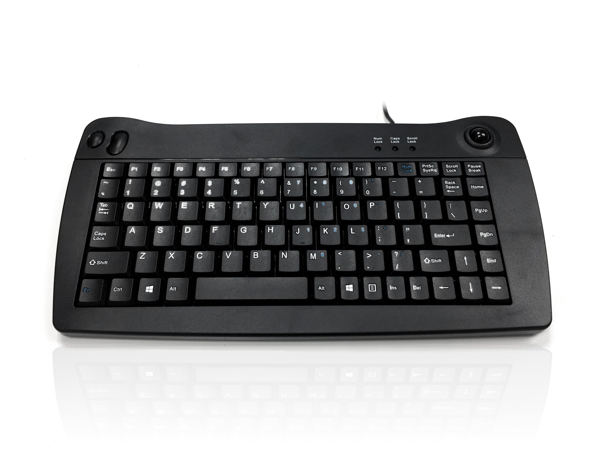 Ceratech KYBAC5010-UBKUS Wired USB Compact Keyboard, QWERTY (US), Black