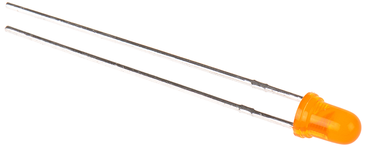 Kingbright 2.5 V Red LED 3 mm (T-1) Through Hole L-132