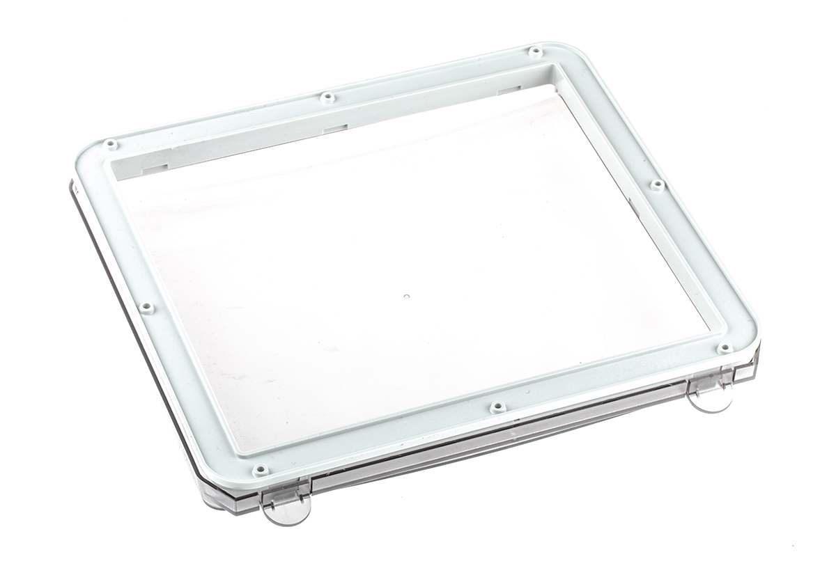 l-24-ii-window Fibox Grey Polycarbonate IP65 Inspection Window for use with 24 Module Enclosure