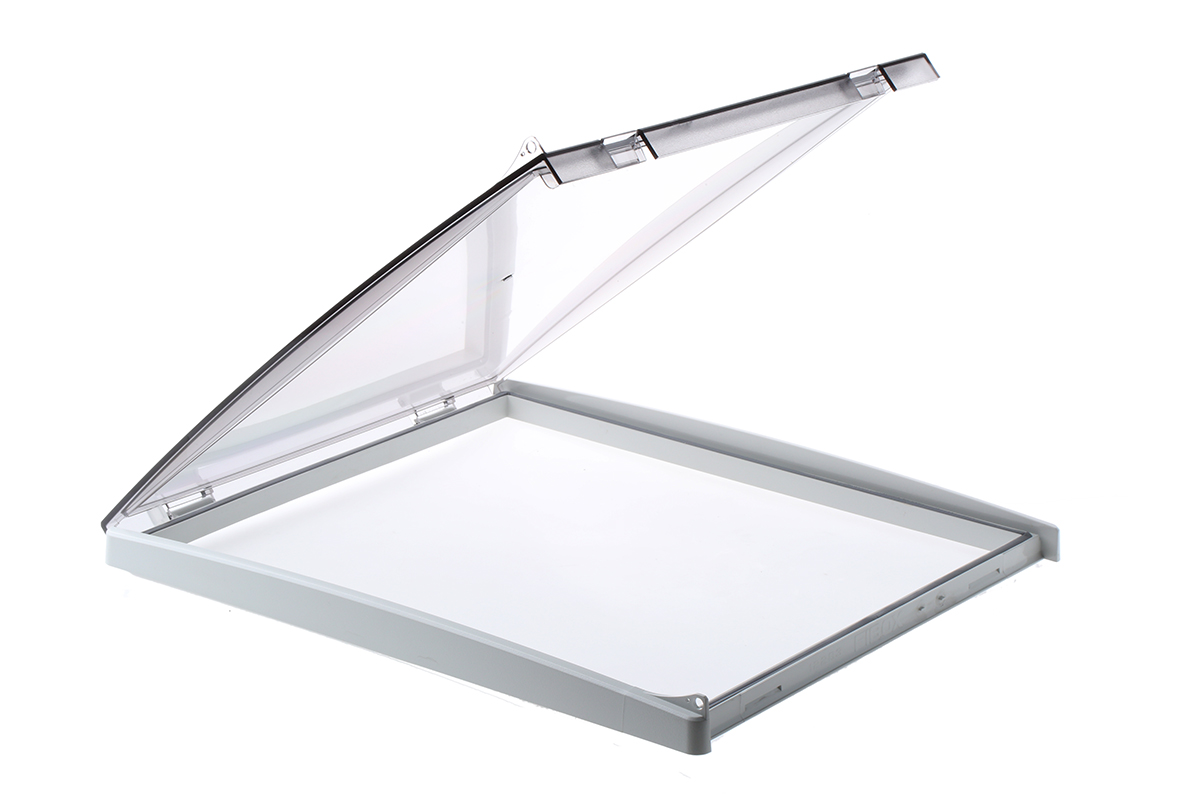 l-44-ii-window Fibox Grey Polycarbonate IP65 Inspection Window for use with 36 Module Enclosure