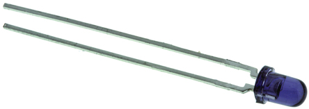 Kingbright 4 V Blue LED 5 mm (T-1 3/4) Through Hole L-7143