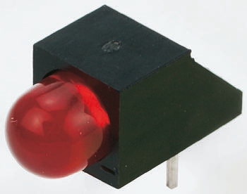 Kingbright L-73CB/1IDA Red Right Angle PCB LED Indicator, 1 LEDs 3 mm (T-1) 2.5 V