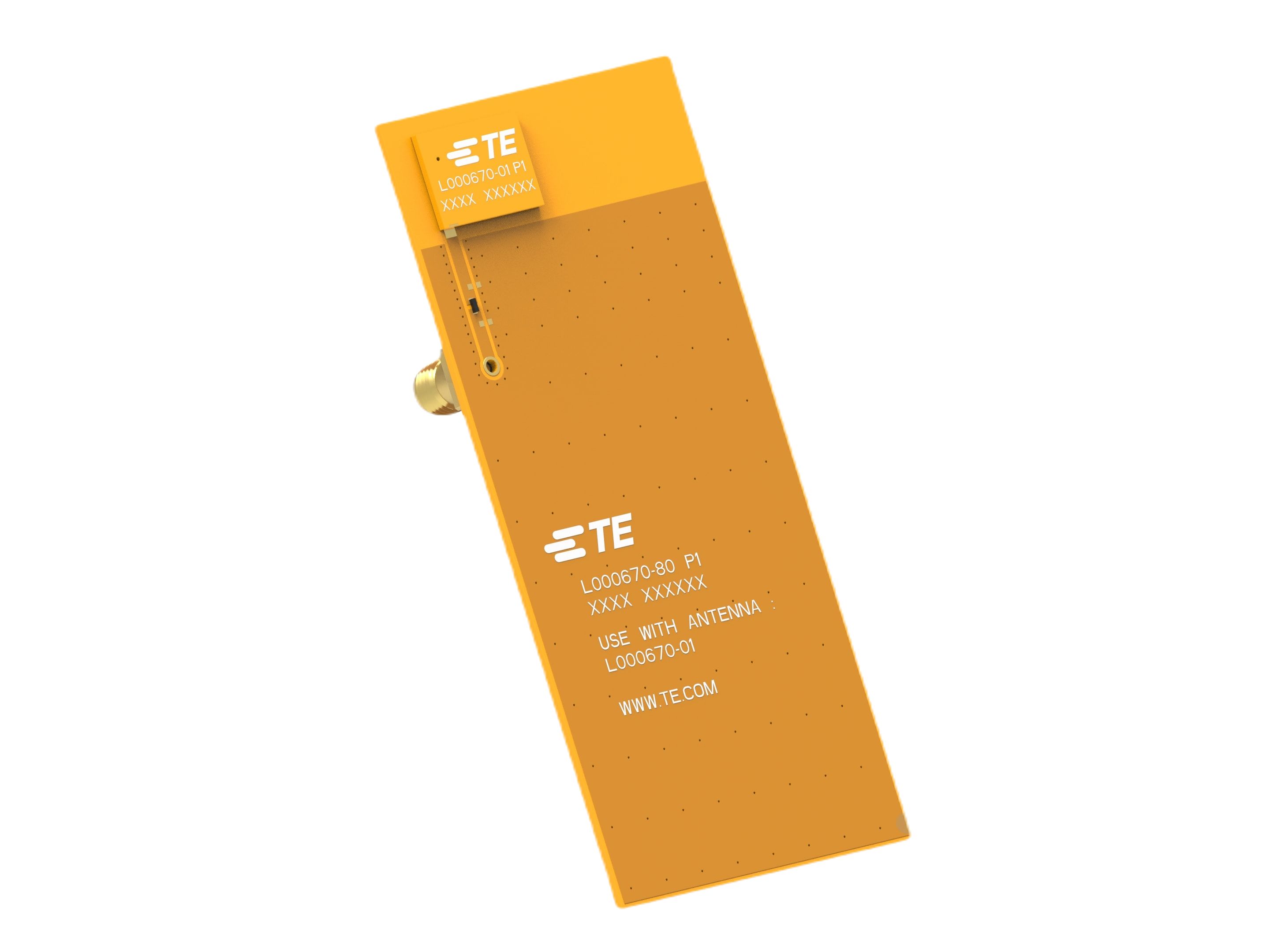 TE Connectivity L000670-80 Internal SMT Antenna, GNSS