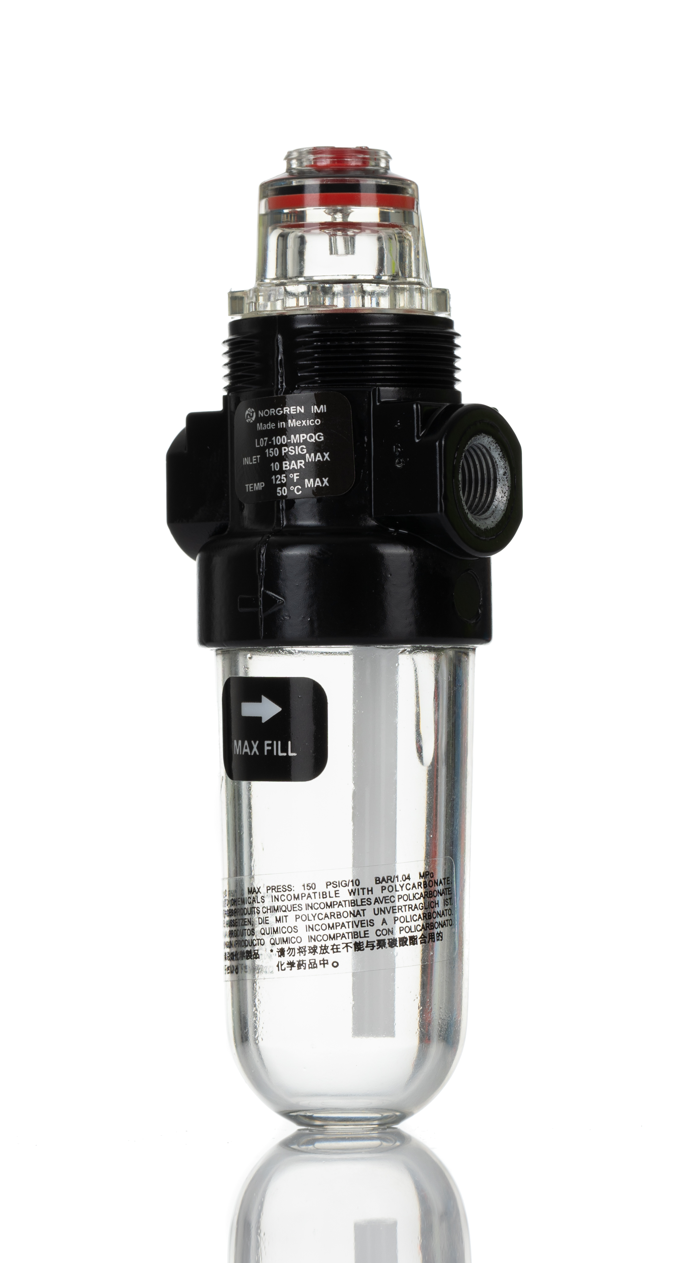 Norgren 1/8 in Pneumatic Air Lubricator 10 bar, L07 Series