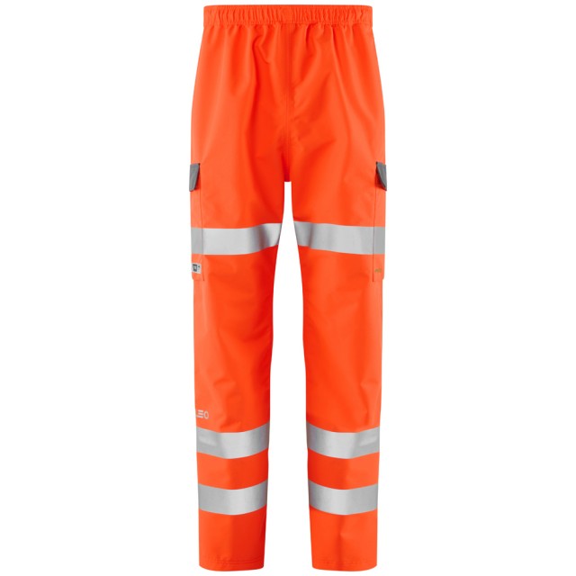 Leo Workwear WESTLEIGH Hi Vis Trouser Orange 102 cm Waist