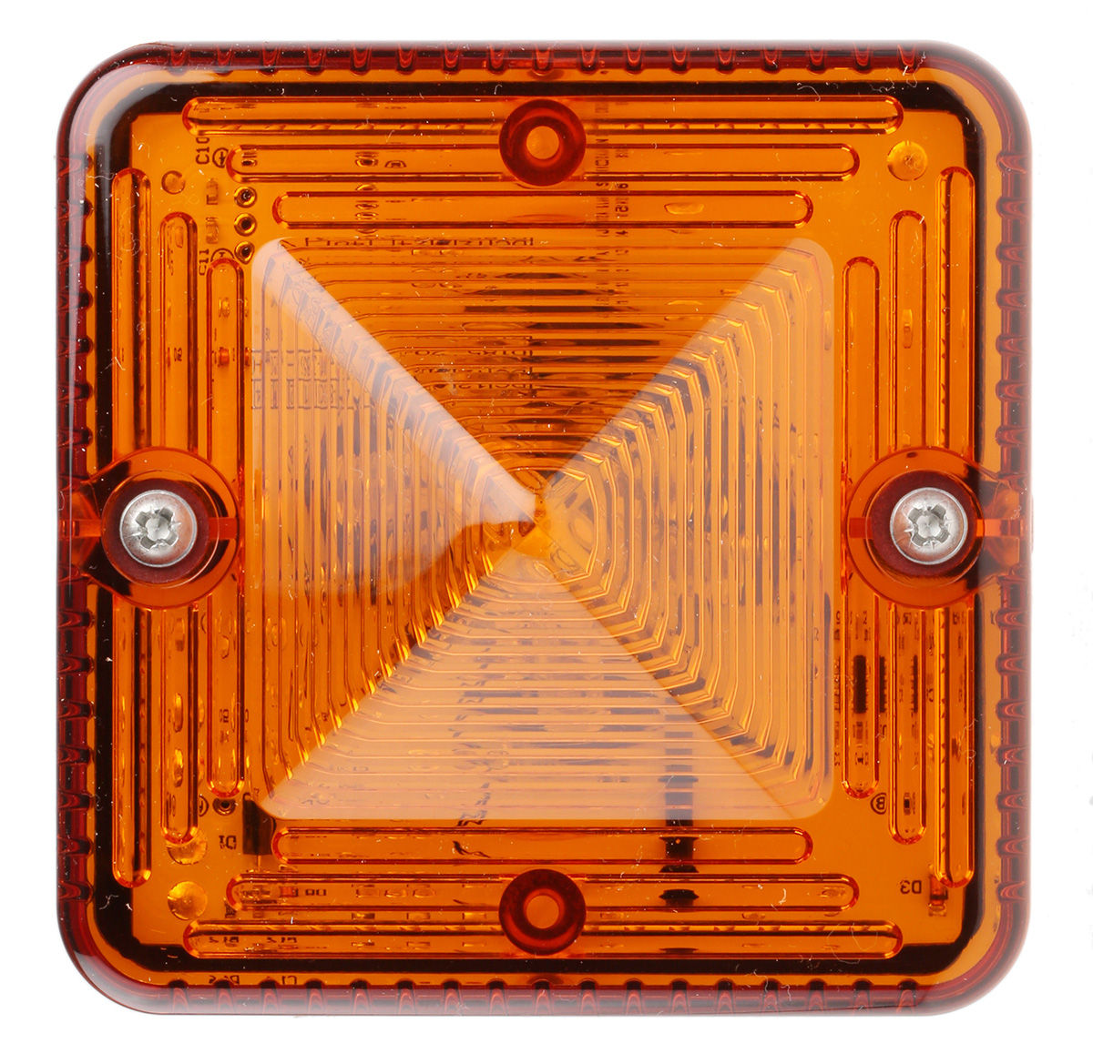 l101xdc012bra e2s L101X Series Amber Flashing Beacon 230V ac/dc, Xenon Bulb Surface, IP66