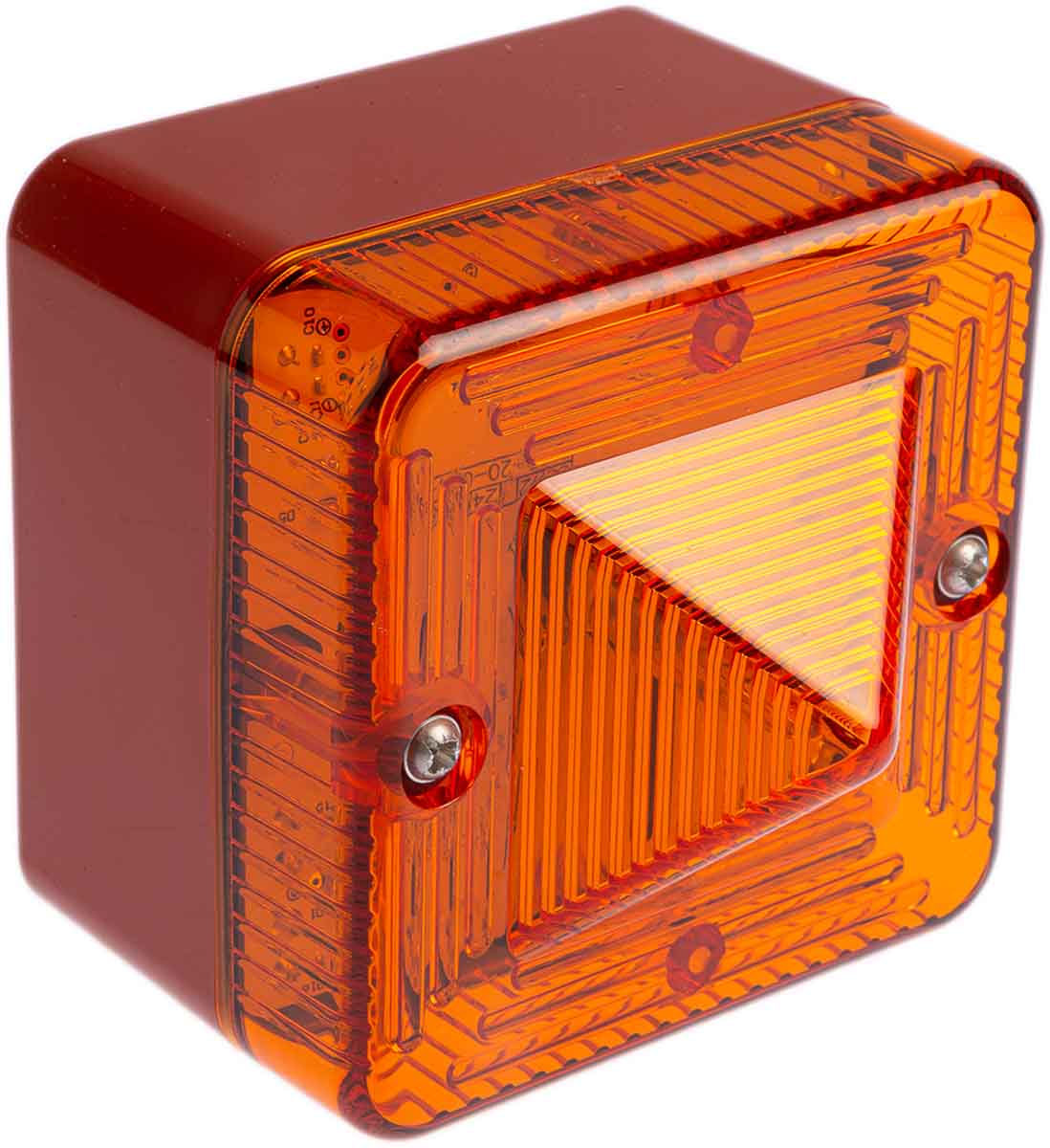 e2s L101X Series Amber Flashing Beacon 230V ac/dc, Xenon Bulb Surface, IP66