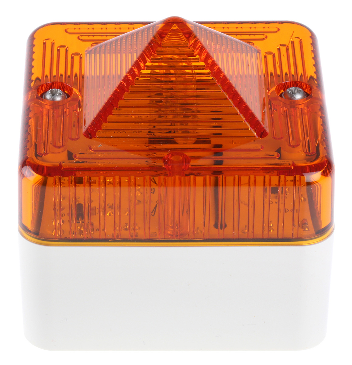 e2s L101X Series Amber Flashing Beacon 230V ac/dc, Xenon Bulb Surface, IP66