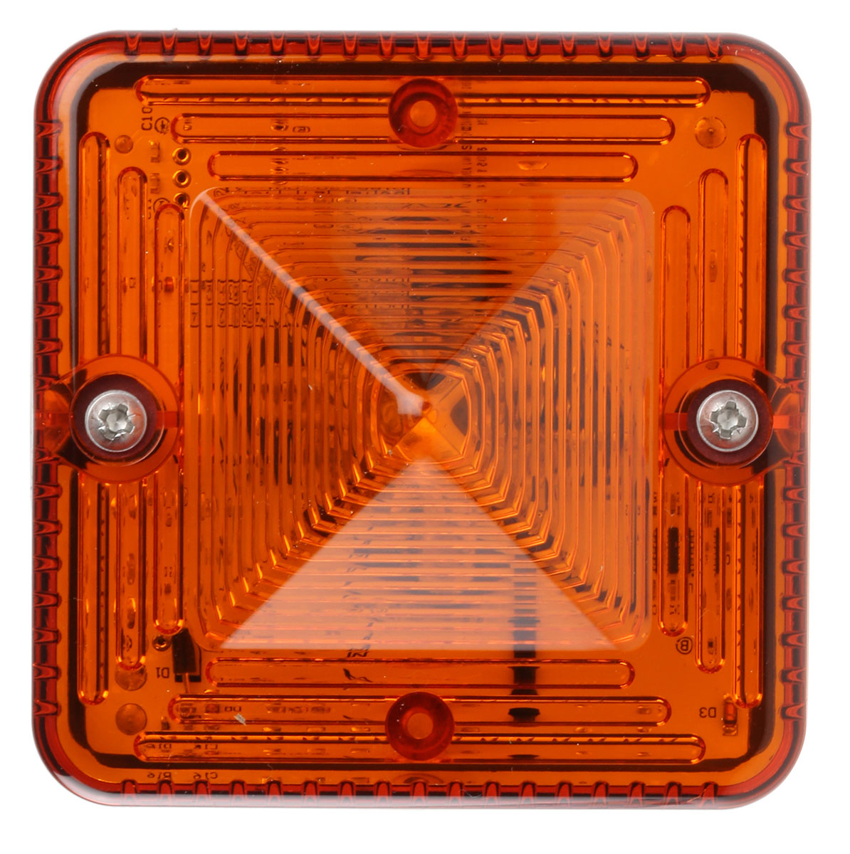 l101xdc024bwa e2s L101X Series Amber Flashing Beacon 230V ac/dc, Xenon Bulb Surface, IP66