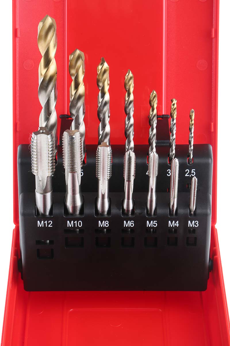 l115101 Dormer Tap & Drill Set, M12 Thread, Metric Standard, Hand Tap