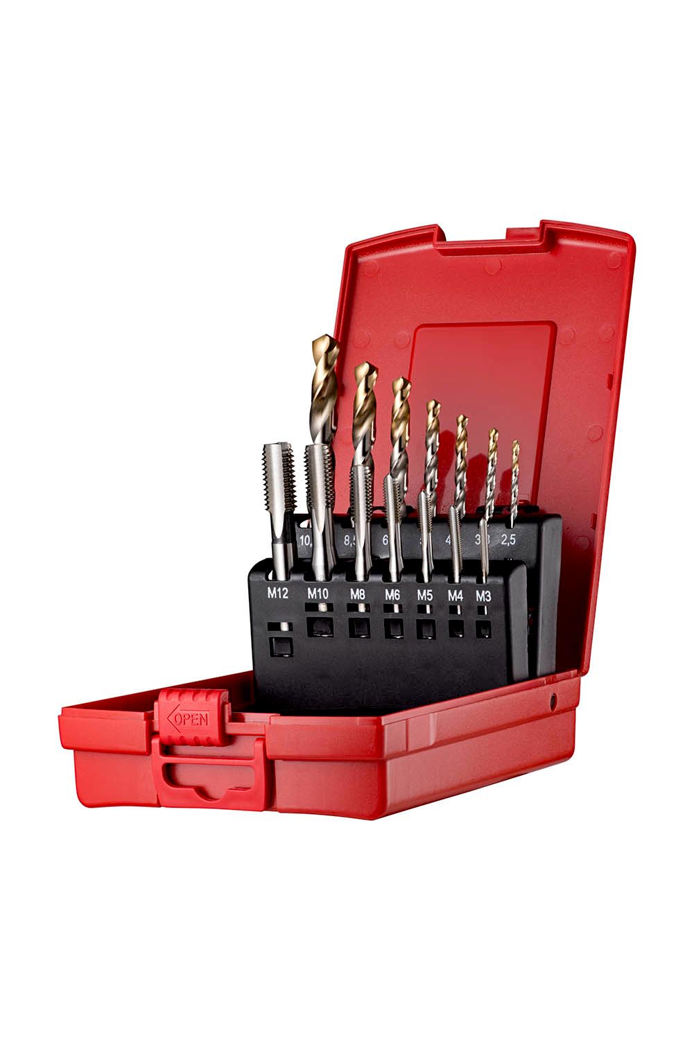 l115101 Dormer Tap & Drill Set, M12 Thread, Metric Standard, Hand Tap