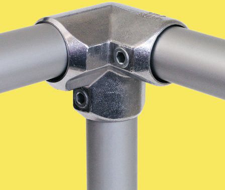 Kee Lite Side Outlet Elbow, Connecting Component, Round Tube Size 42.4 mm