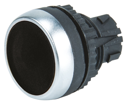 BACO Black Spring Return Push Button Head, 22 mm Cutout, IP66