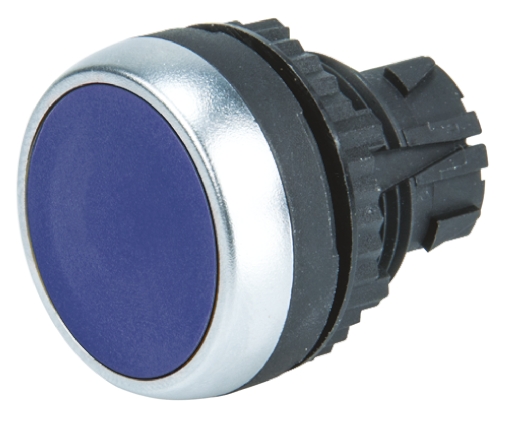 BACO Blue Spring Return Push Button Head, 22 mm Cutout, IP66