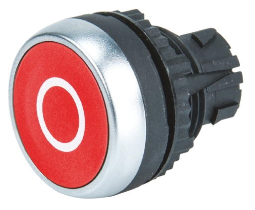 BACO Red O Push Button Head, 22 mm Cutout, IP66