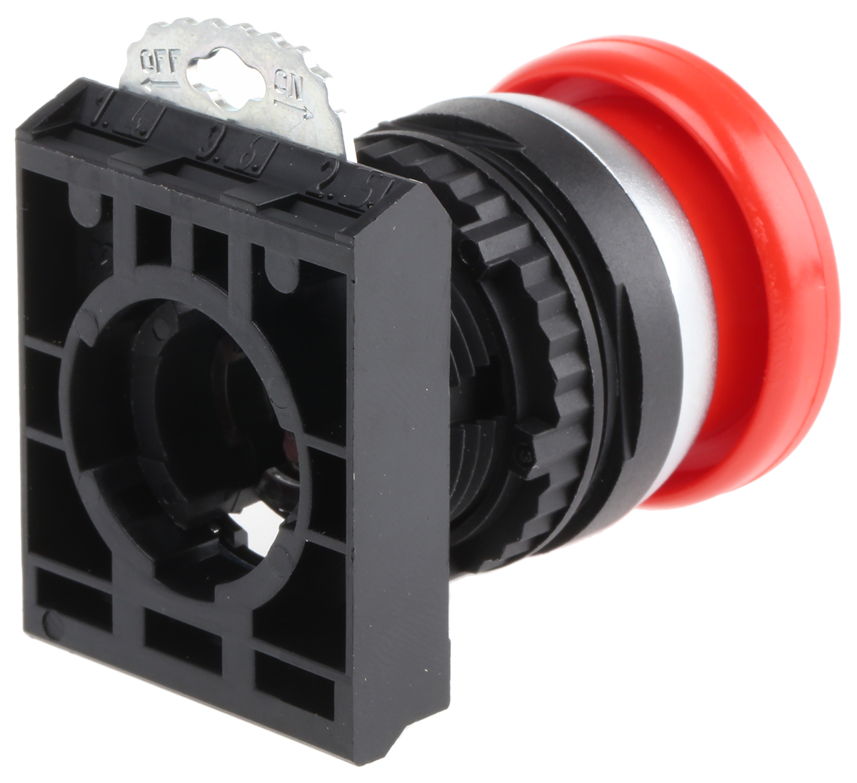 l21ac01 BACO Red Spring Return Push Button Head, 22 mm Cutout, IP66