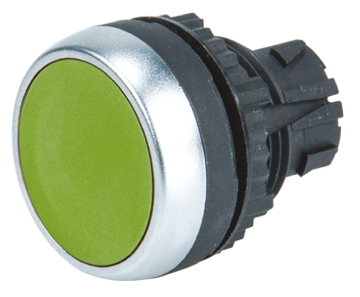 BACO Green Spring Return Push Button Head, 22 mm Cutout, IP66