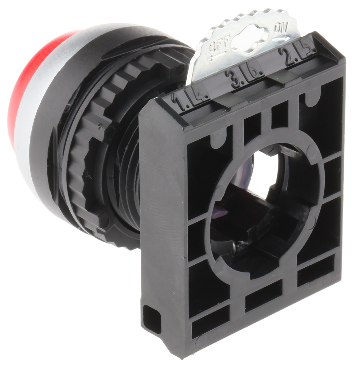 l21ck10 BACO Red Stay Put Push Button Head, 22 mm Cutout, IP66