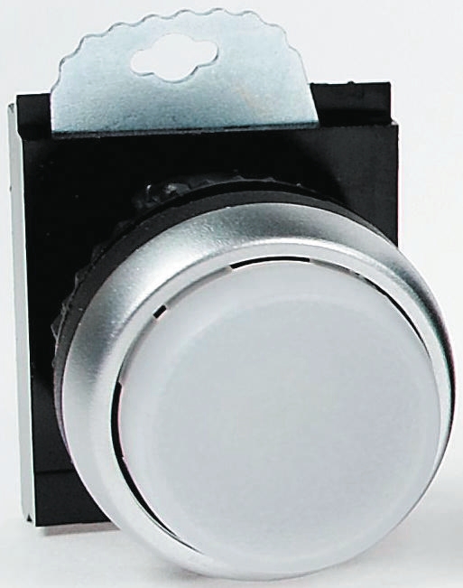 BACO Yellow Stay Put Push Button Head, 22 mm Cutout, IP66