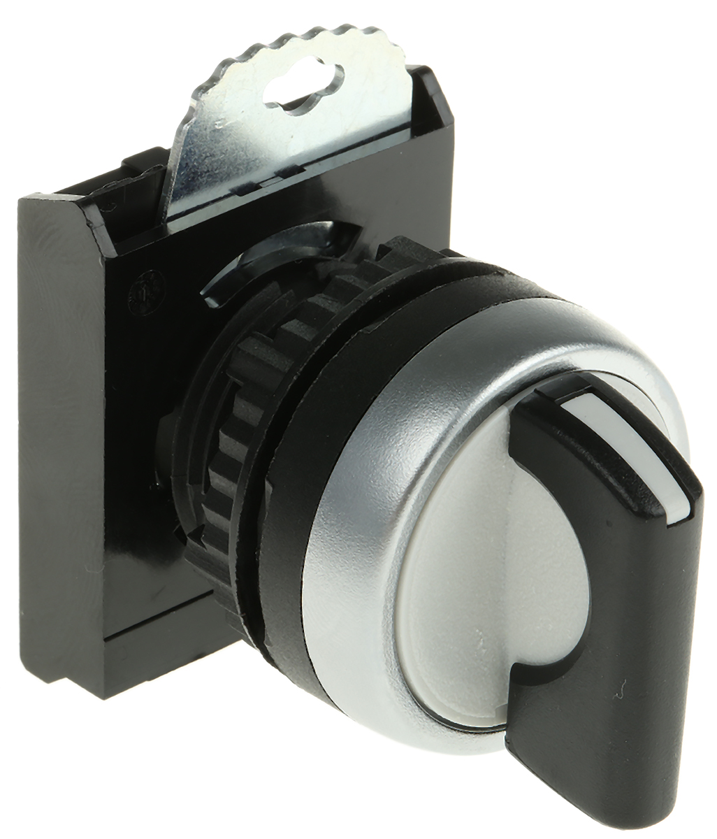 BACO BACO Series 3 Position Selector Switch Head, 22 mm Cutout, Black Handle