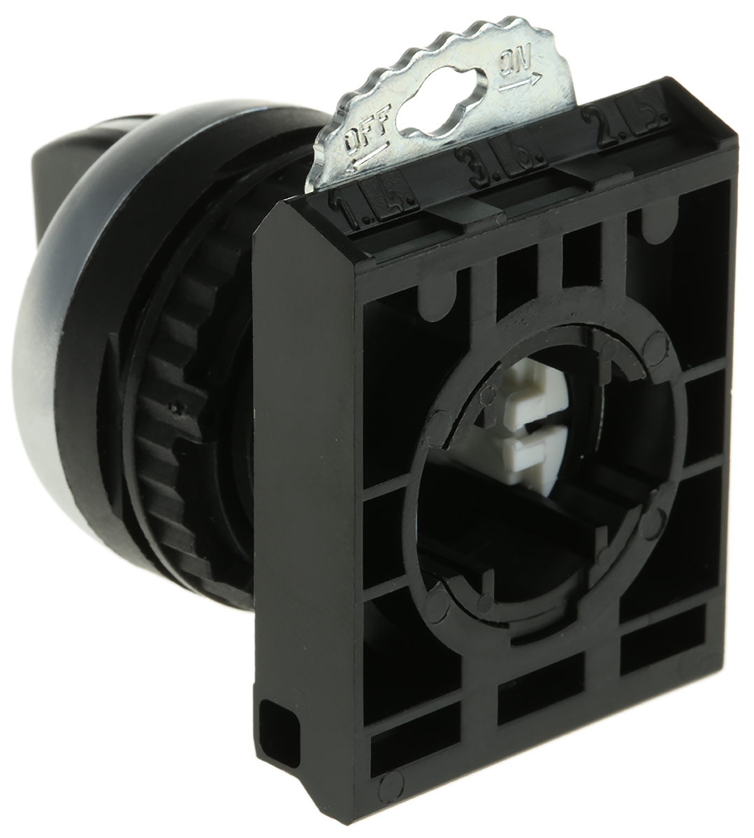 l21ma03 BACO BACO Series 3 Position Selector Switch Head, 22 mm Cutout, Black Handle