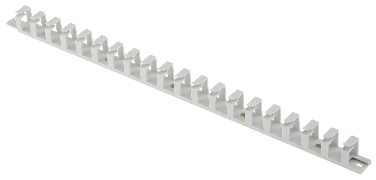 l22127035 Hager Self-Adhesive Grey - Flexible Slot, W11mm x D15 mm, L250 mm, Polyamide