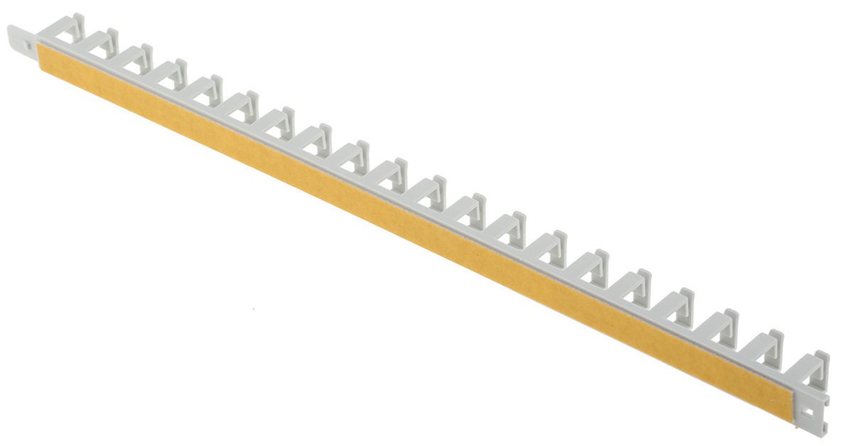 l22127035 Hager Self-Adhesive Grey - Flexible Slot, W11mm x D15 mm, L250 mm, Polyamide