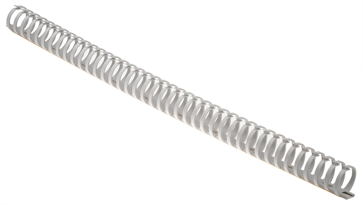 Hager Self-Adhesive Grey - Flexible Slot, W33mm x D31 mm, L0.5 m, Polyamide