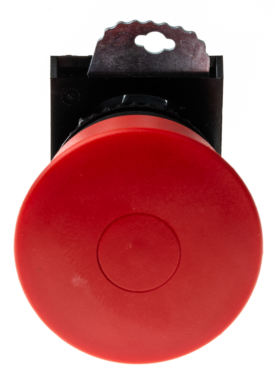 l22dr01 BACO Red Pull Release Push Button Head, 22 mm Cutout, IP66