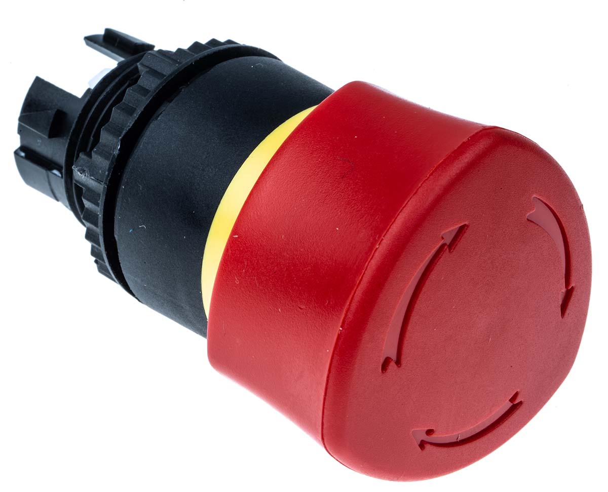 BACO BACO Series Turn to Reset Emergency Stop Push Button, 22 mm Cutout, IP66