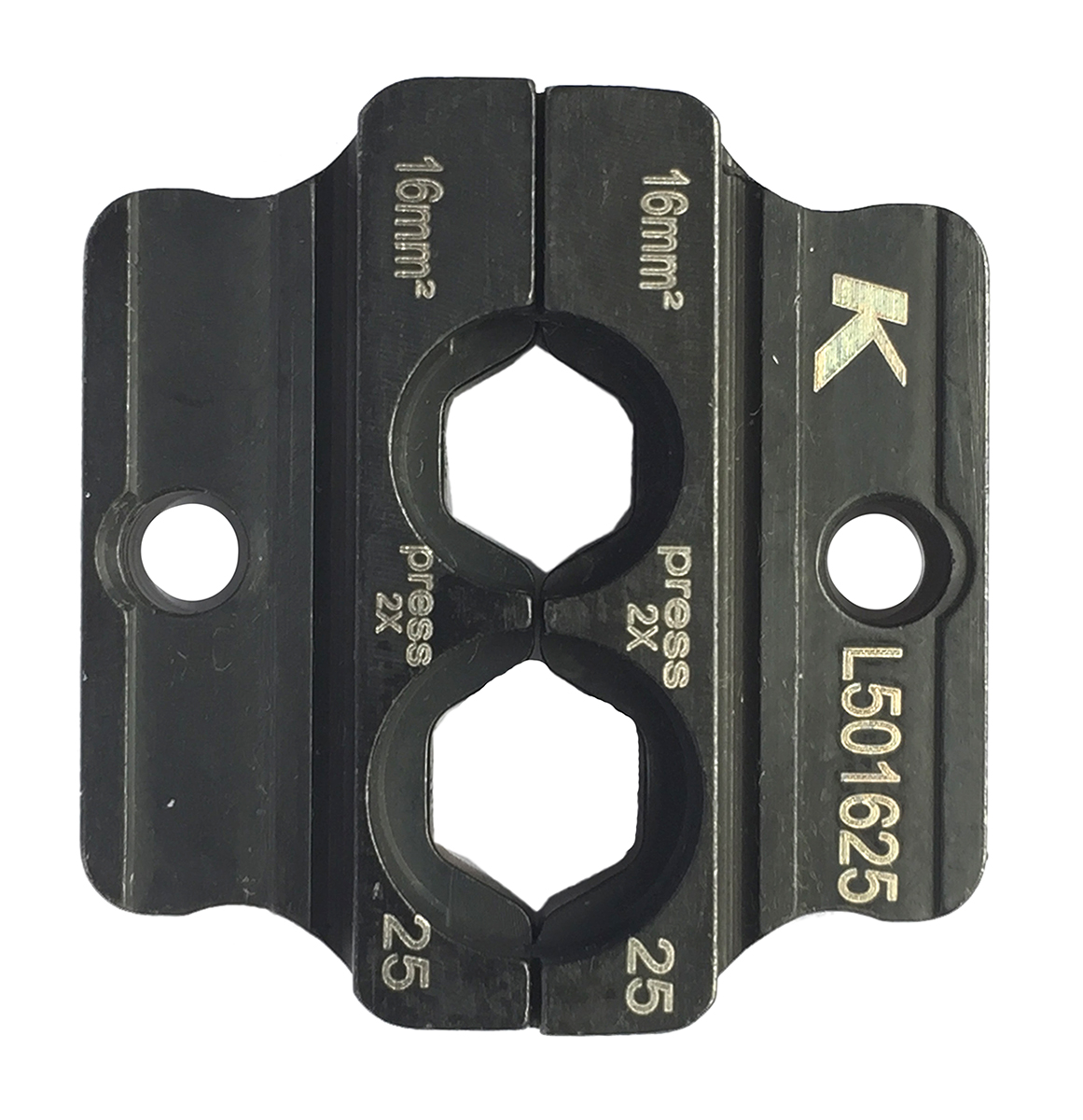 Klauke, 50 Crimp Die Set, Coaxial Type Crimp Die Black