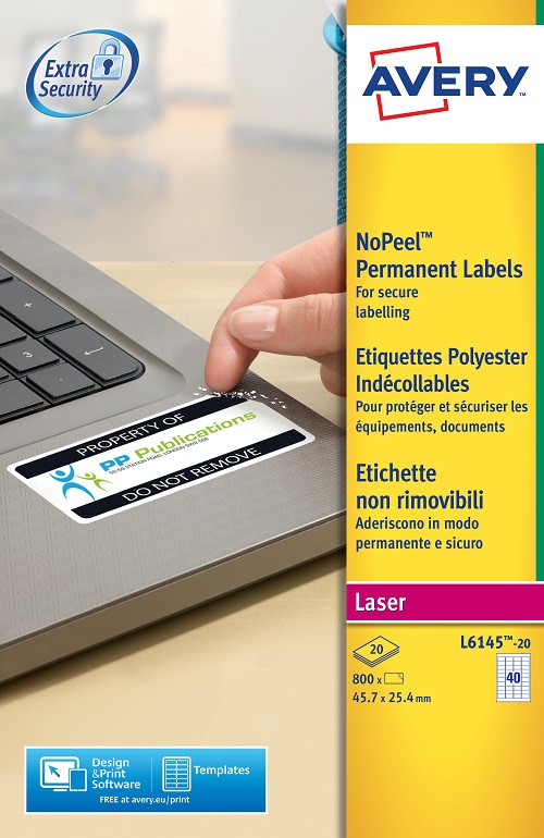 Avery White Laser Printer Label, Pack of 1 Per Pack
