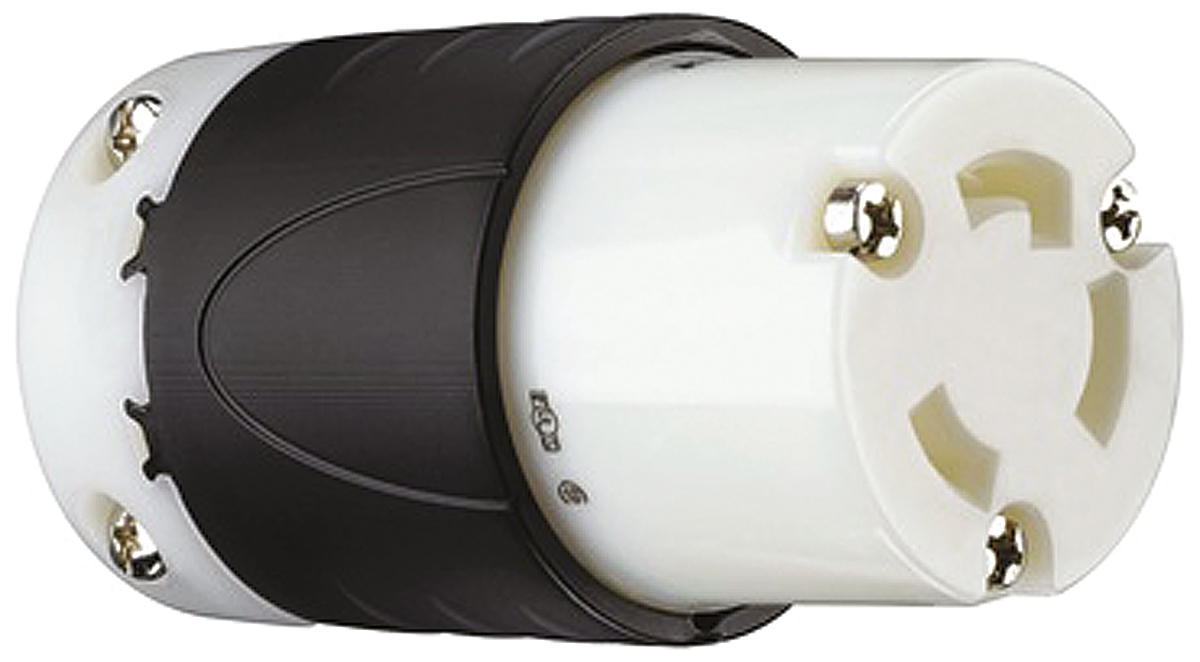 PASS & SEYMOUR USA Mains Socket Black, White, 30A, Cable Nylon, 250V, Screw