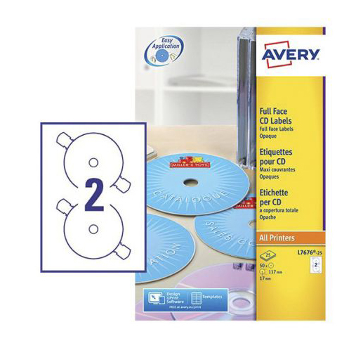 Avery CD & DVD Label 25