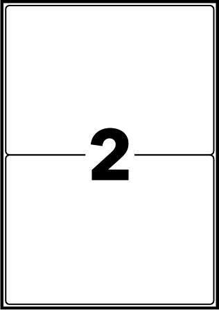 l7996-25 Avery White Laser Printer Label
