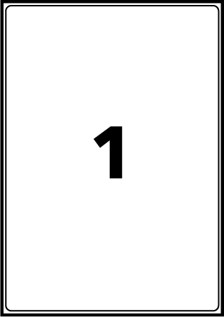l7997-25 Avery White Laser Printer Label