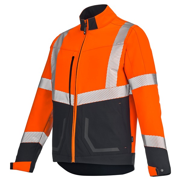 Cepovett Safety 3FLST3PI Orange, Black Unisex Hi Vis Jacket, S